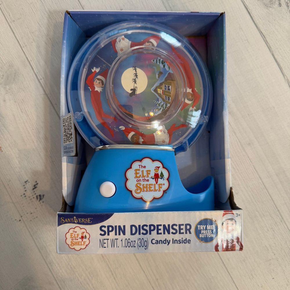 Elf‎ on the Shelf Santaverse candy spin dispenser NEW
